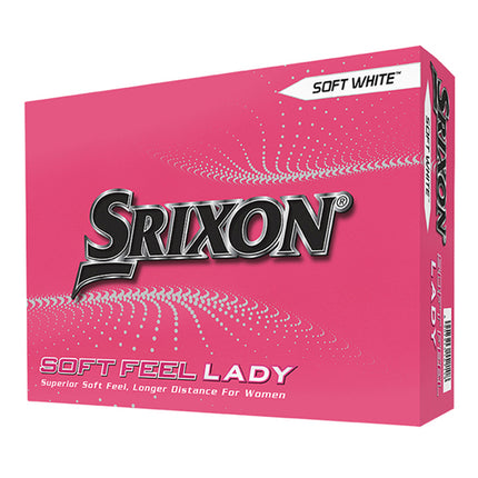 Srixon Soft Feel Lady - golfballen bedrukken -  Wit