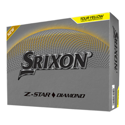 Srixon ZStar Diamond - golfballen bedrukken - Geel