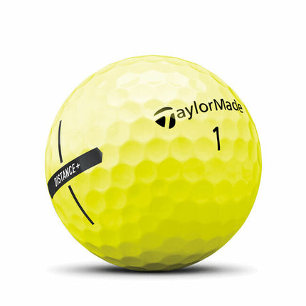 TaylorMade Distance+ - golfballen bedrukken - Geel