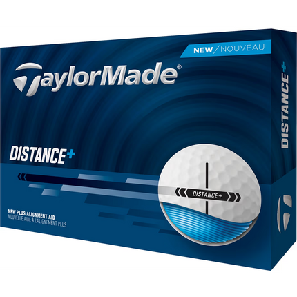 TaylorMade Distance+ - golfballen onbedrukt - Wit