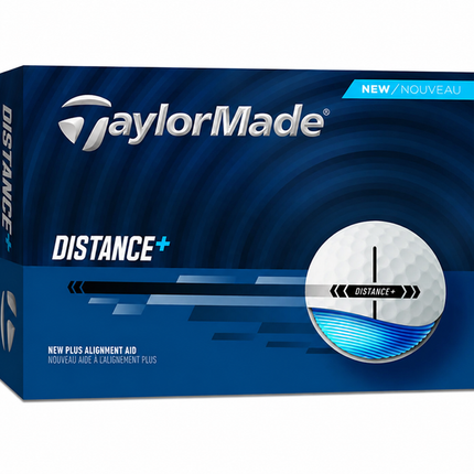 TaylorMade Distance+ - golfballen bedrukken - Wit