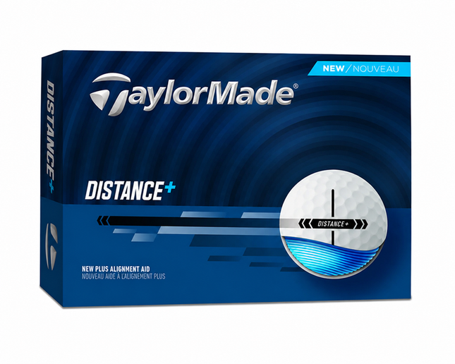 TaylorMade Distance+ - golfballen onbedrukt - Wit