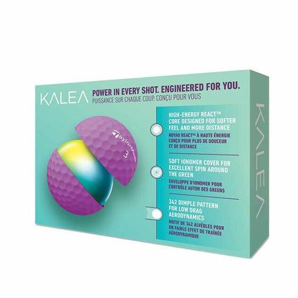 TaylorMade Kalea - golfballen bedrukken - Paars