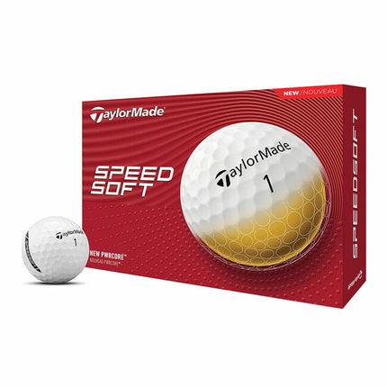 TaylorMade Speed Soft - golfballen bedrukken - Wit