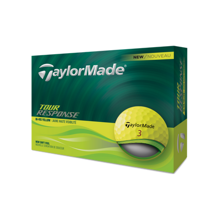 TaylorMade Tour Response - golfballen bedrukken - Geel
