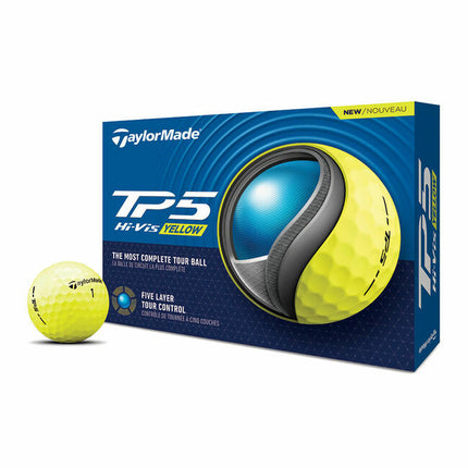TaylorMade TP5 - golfballen bedrukken - Geel