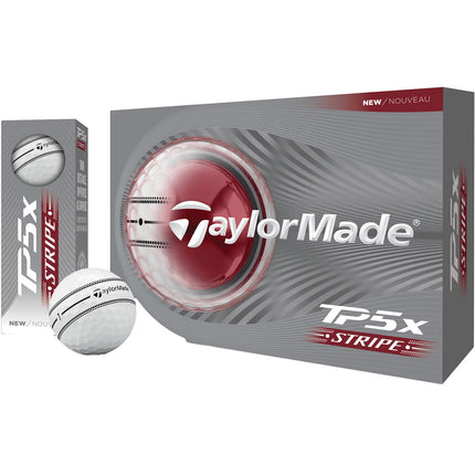 TaylorMade TP5X Stripe - golfballen onbedrukt