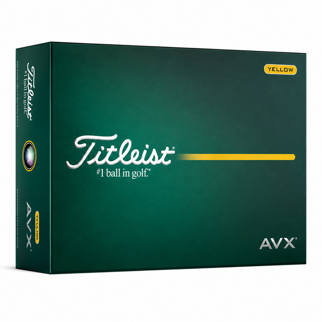 Titleist AVX - golfballen bedrukken - Geel