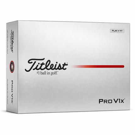 Titleist Pro V1X - golfballen bedrukken - Wit