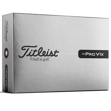 Titleist Pro V1X Left Dash - golfballen onbedrukt - Wit