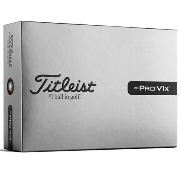 Titleist Pro V1X Left Dash - golfballen onbedrukt - Wit