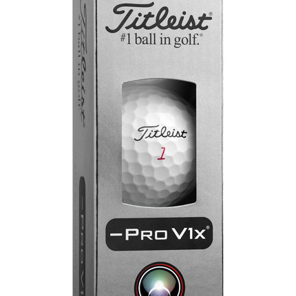 Titleist Pro V1X Left Dash - golfballen bedrukken - Wit