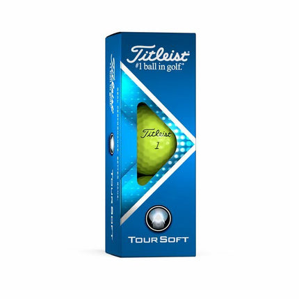 Titleist Tour Soft - golfballen bedrukken - Geel