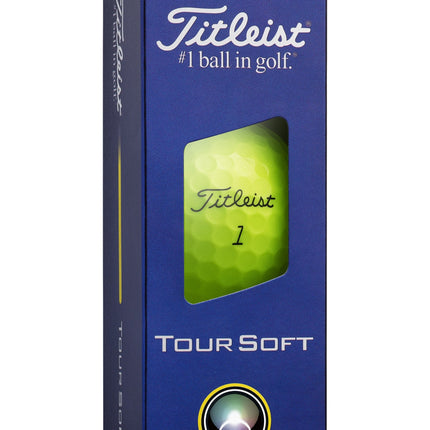 Titleist Tour Soft - golfballen bedrukken - Geel