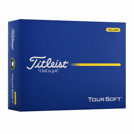 Titleist Tour Soft - golfballen bedrukken - Geel