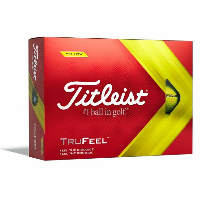 Titleist Trufeel - golfballen bedrukken - Geel