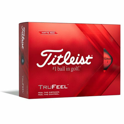 Titleist Trufeel - golfballen bedrukken - Rood