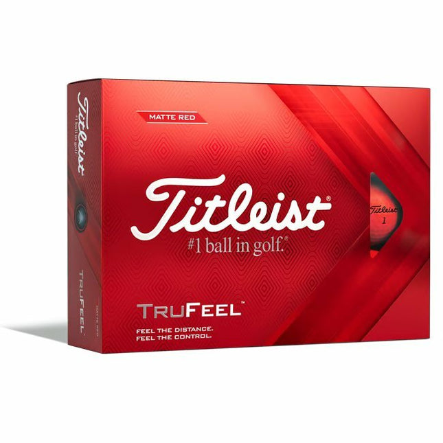 Titleist Trufeel - golfballen bedrukken - Rood