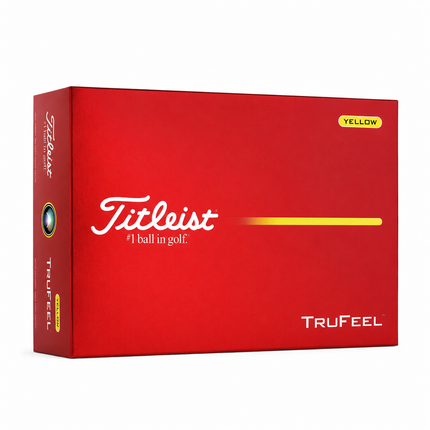 Titleist Trufeel - golfballen bedrukken - Geel
