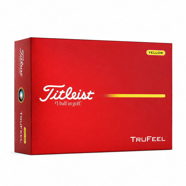 Titleist Trufeel - golfballen bedrukken - Geel