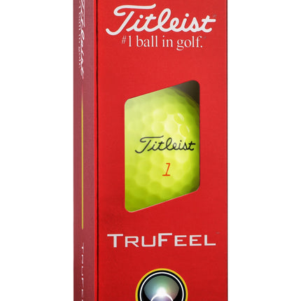 Titleist Trufeel - golfballen bedrukken - Geel
