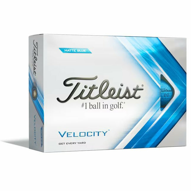 Titleist Velocity - golfballen bedrukken - Blauw