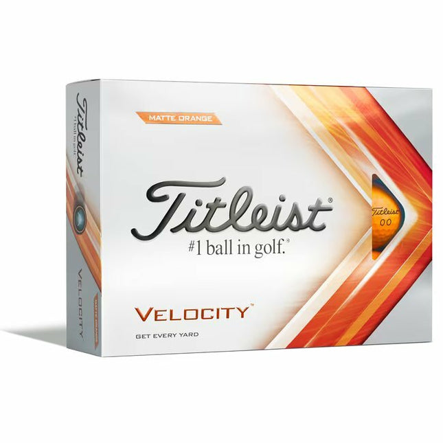 Titleist Velocity - golfballen bedrukken - Oranje