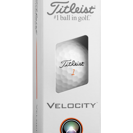 Titleist Velocity - golfballen onbedrukt - Wit
