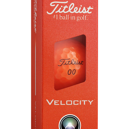 Titleist Velocity - golfballen bedrukken - Oranje