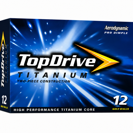 TopDrive Titanium - golfballen bedrukken