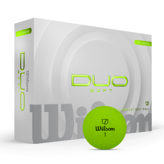 Wilson Duo Soft - golfballen bedrukken - Groen