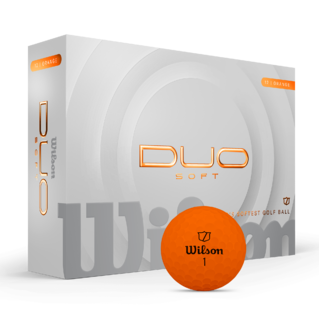 Wilson Duo Soft - golfballen bedrukken - Oranje