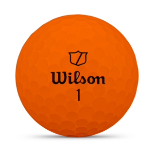 Wilson Duo Soft - golfballen bedrukken - Oranje