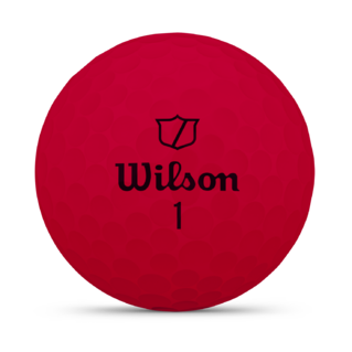 Wilson Duo Soft - golfballen bedrukken - Rood