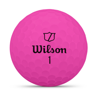 Wilson Duo Soft - golfballen bedrukken - Roze