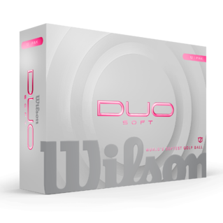 Wilson Duo Soft - golfballen bedrukken - Roze