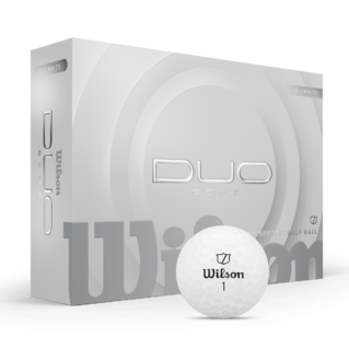 Wilson Duo Soft - golfballen bedrukken - Wit