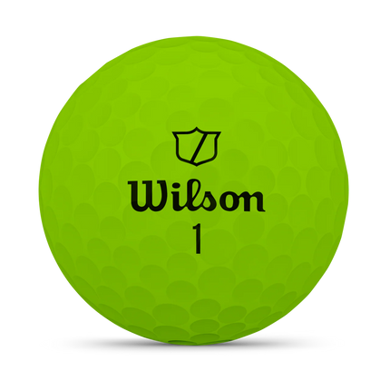 Wilson Duo Soft - golfballen onbedrukt - Groen