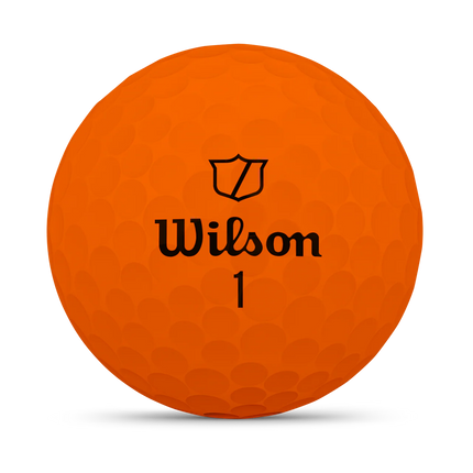Wilson Duo Soft - golfballen onbedrukt - Oranje
