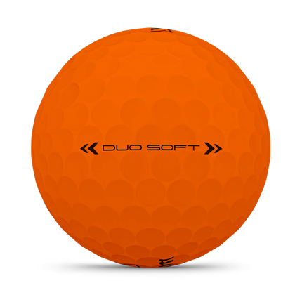 Wilson Duo Soft - golfballen onbedrukt - Oranje
