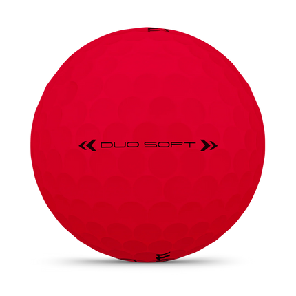 Wilson Duo Soft - golfballen onbedrukt - Rood