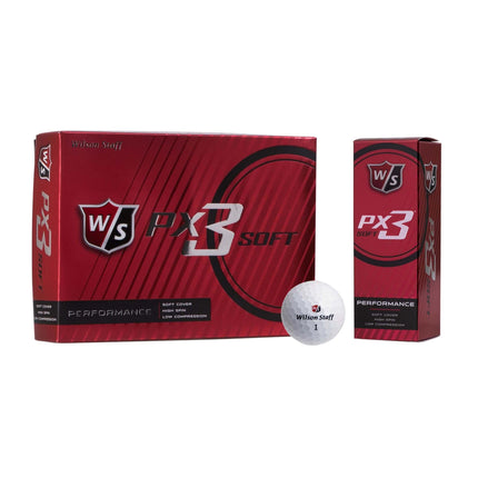 Wilson PX3 Soft - golfballen onbedrukt