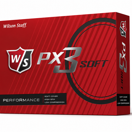 Wilson PX3 Soft - golfballen onbedrukt