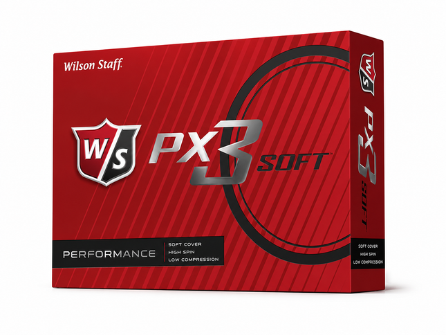 Wilson PX3 Soft - golfballen onbedrukt