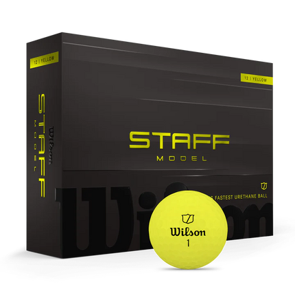 Wilson Staff Model - golfballen onbedrukt - Geel