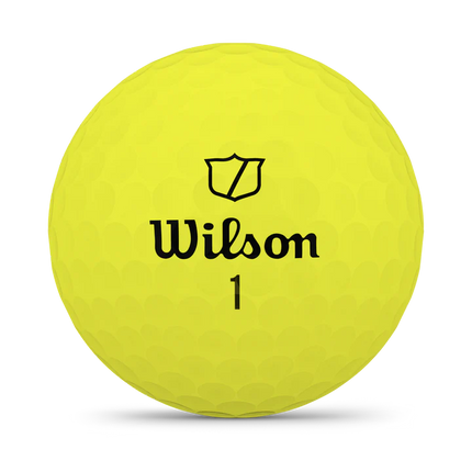 Wilson Staff Model - golfballen onbedrukt - Geel