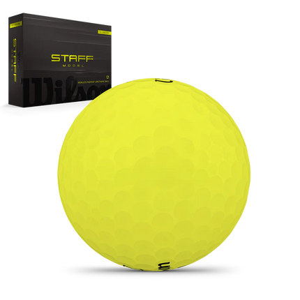 Wilson Staff Model - golfballen onbedrukt - Geel