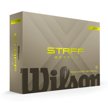 Wilson Staff Model  X - golfballen onbedrukt - Geel