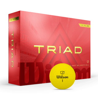 Wilson Triad - golfballen bedrukken - Geel