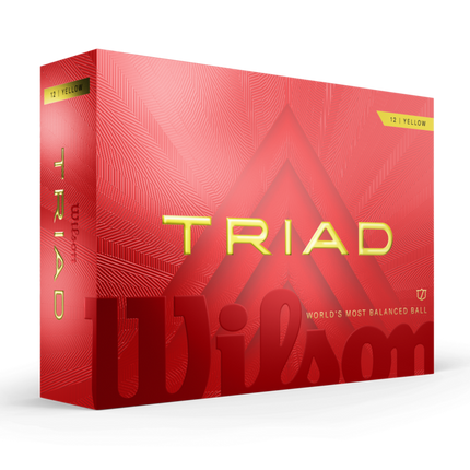 Wilson Triad - golfballen bedrukken - Geel